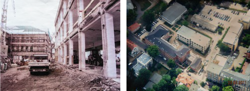 Geschichte des Haus Kurfürstenstift | Betreutes Wohnen in Potsdam | Baustelle Kurfürstenstift in 2009 & 2011